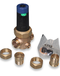 Pressure reducer 315 3/4" 1.5-6 bar wheel blue wo/manometer